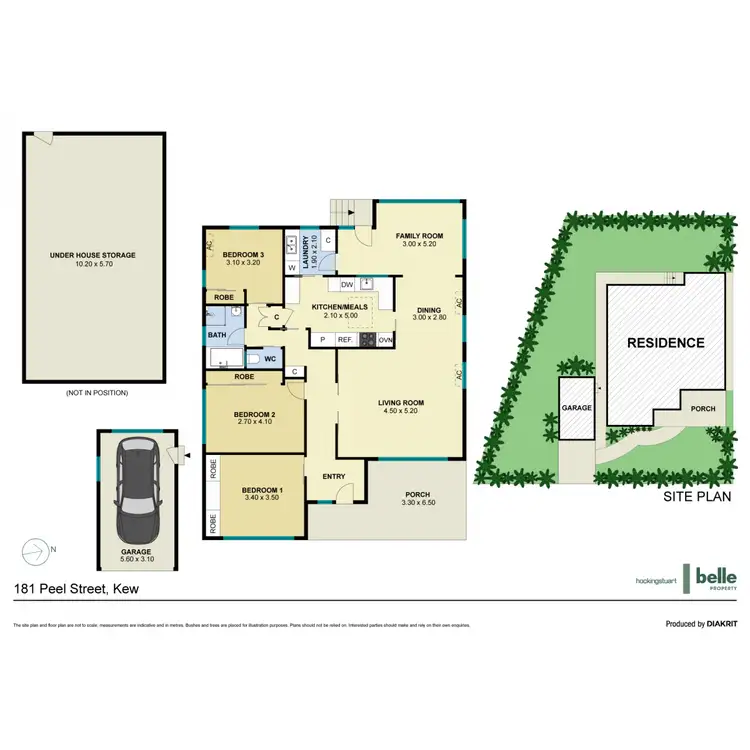 Floorplan of Homely house listing, 181 Peel Street, Kew VIC 3101