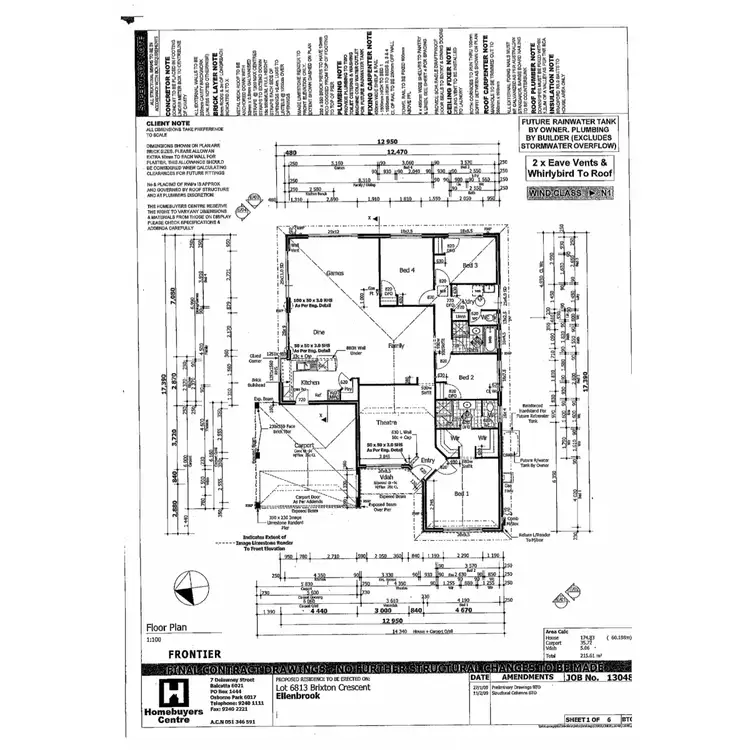 Floorplan of Homely house listing, 41 Brixton Crescent, Ellenbrook WA 6069