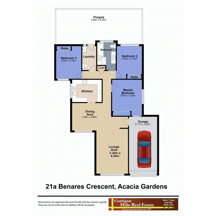 Floorplan of Homely semi-detached listing, 21A Benares Crescent, Acacia Gardens NSW 2763