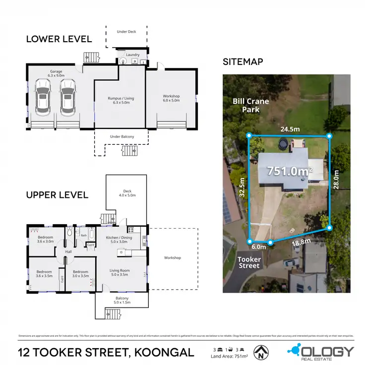 Floorplan of Homely house listing, 12 Tooker Street, Koongal QLD 4701