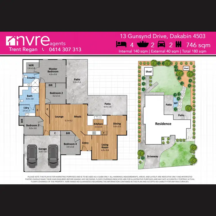 Floorplan of Homely house listing, 13 Gunsynd Drive, Dakabin QLD 4503