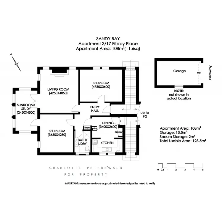 Floorplan of Homely unit listing, 3/17 Fitzroy Place, Sandy Bay TAS 7005