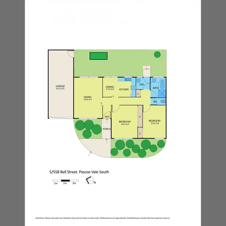 Floorplan of Homely unit listing, 5/558 Bell Street, Pascoe Vale South VIC 3044