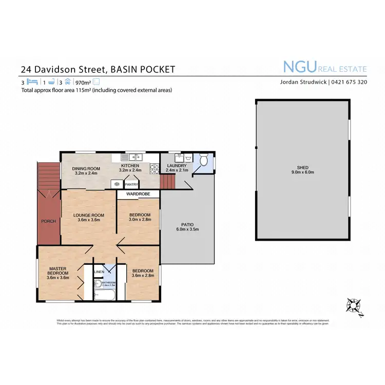 Floorplan of Homely house listing, 24 Davidson Street, Basin Pocket QLD 4305