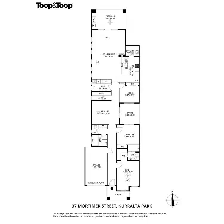 Floorplan of Homely house listing, 37 Mortimer Street, Kurralta Park SA 5037