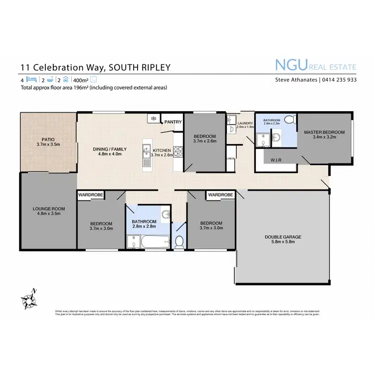 Floorplan of Homely house listing, 11 Celebration Way, South Ripley QLD 4306
