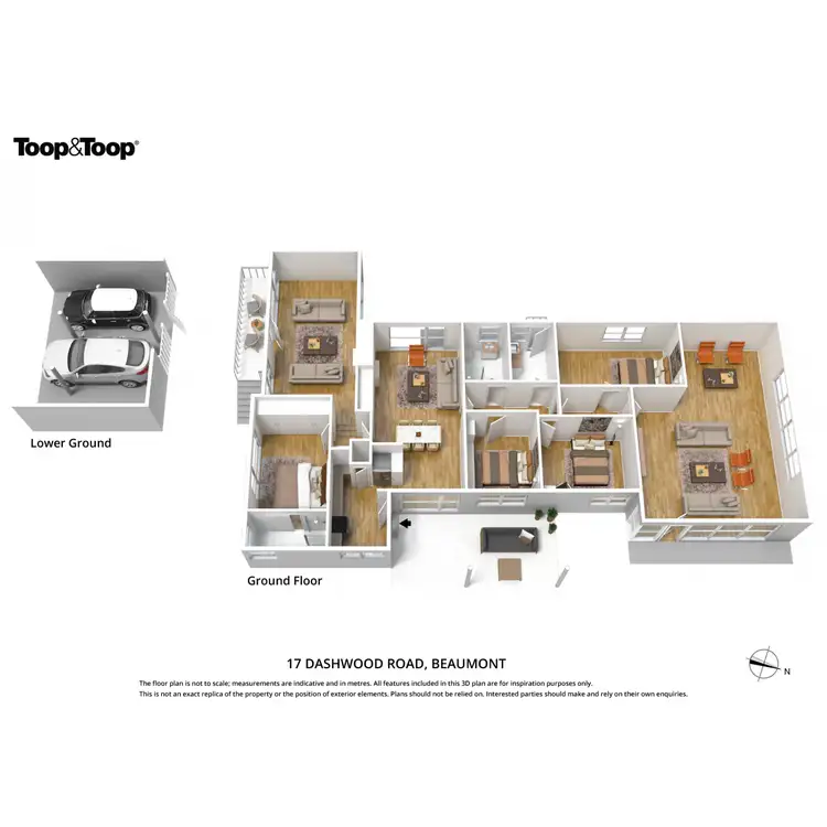 Floorplan of Homely house listing, 17 Dashwood Road, Beaumont SA 5066