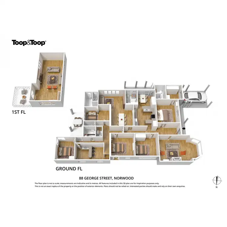 Floorplan of Homely house listing, 88 George Street, Norwood SA 5067