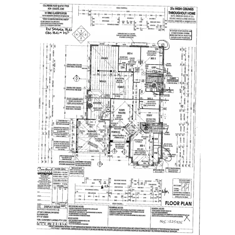 Floorplan of Homely house listing, 6 Brigalow Bend, Ellenbrook WA 6069