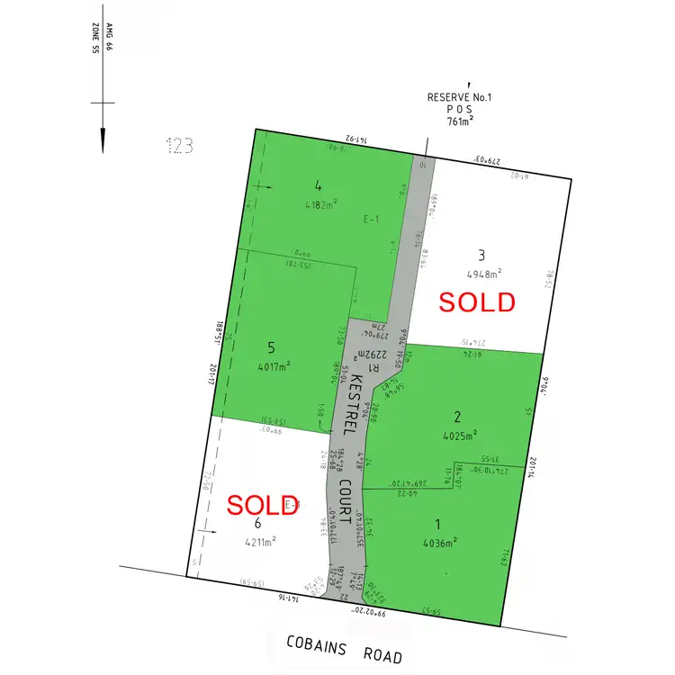 Floorplan of Homely land listing, LOT 5 Kestrel Court, Sale VIC 3850