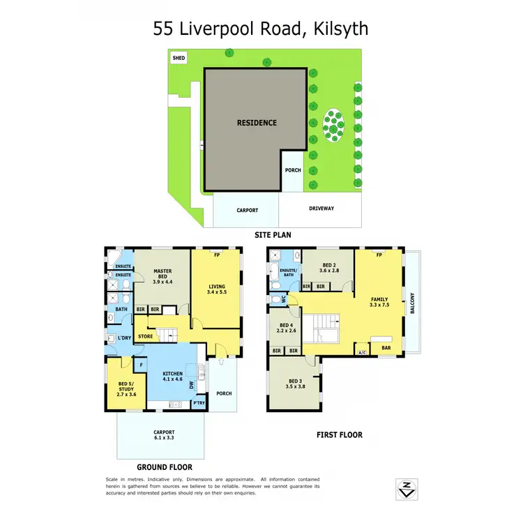 Floorplan of Homely house listing, 55 Liverpool Road, Kilsyth VIC 3137