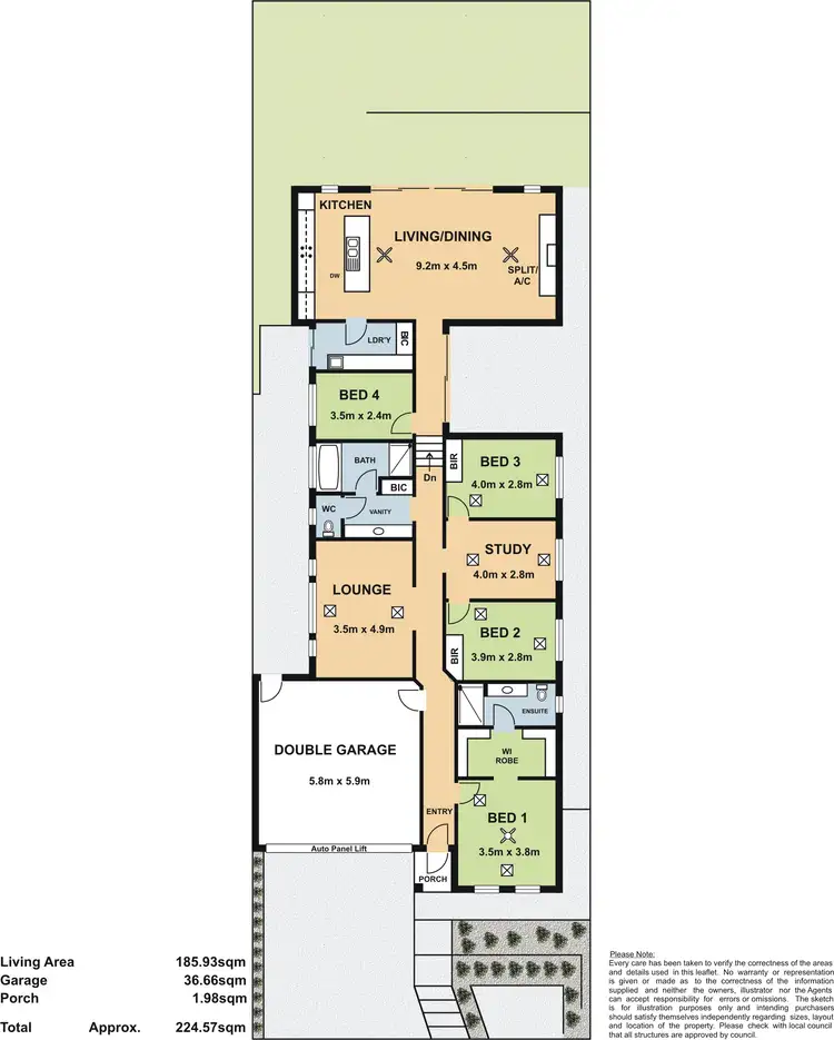 Floorplan of Homely house listing, 34A Rifle Range Road, Greenwith SA 5125