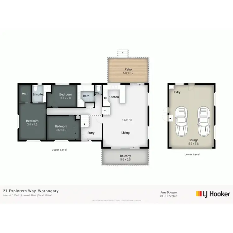 Floorplan of Homely house listing, 21 Explorers Way, Worongary QLD 4213