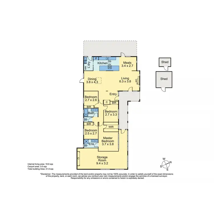 Floorplan of Homely house listing, 21 McMurtry Way, Frankston VIC 3199