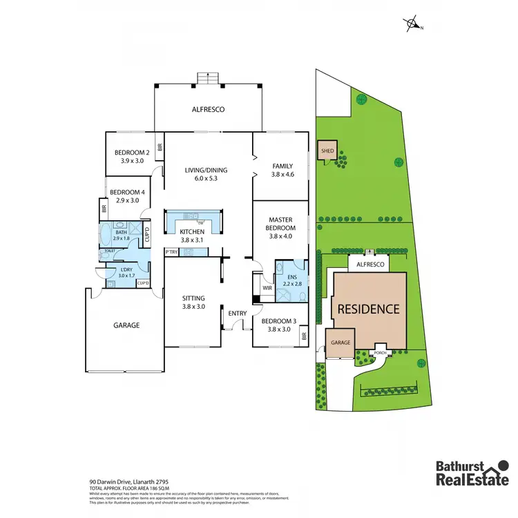 Floorplan of Homely house listing, 90 Darwin Drive, Llanarth NSW 2795