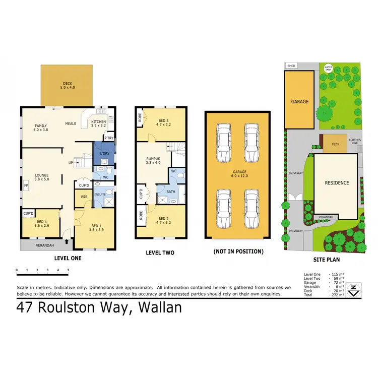 Floorplan of Homely house listing, 47 Roulston Way, Wallan VIC 3756