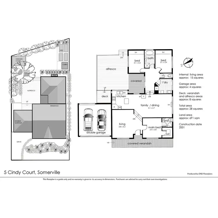 Floorplan of Homely house listing, 5 Cindy Court, Somerville VIC 3912
