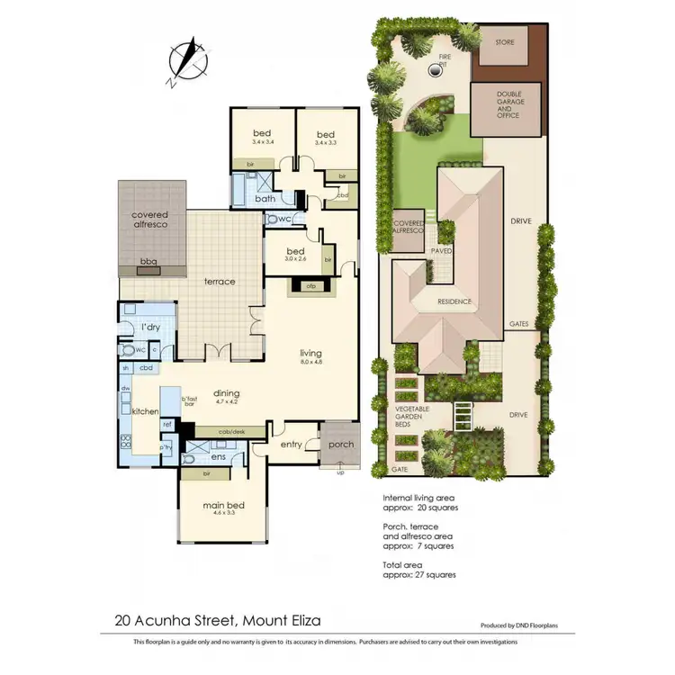 Floorplan of Homely house listing, 20 Acunha Street, Mount Eliza VIC 3930
