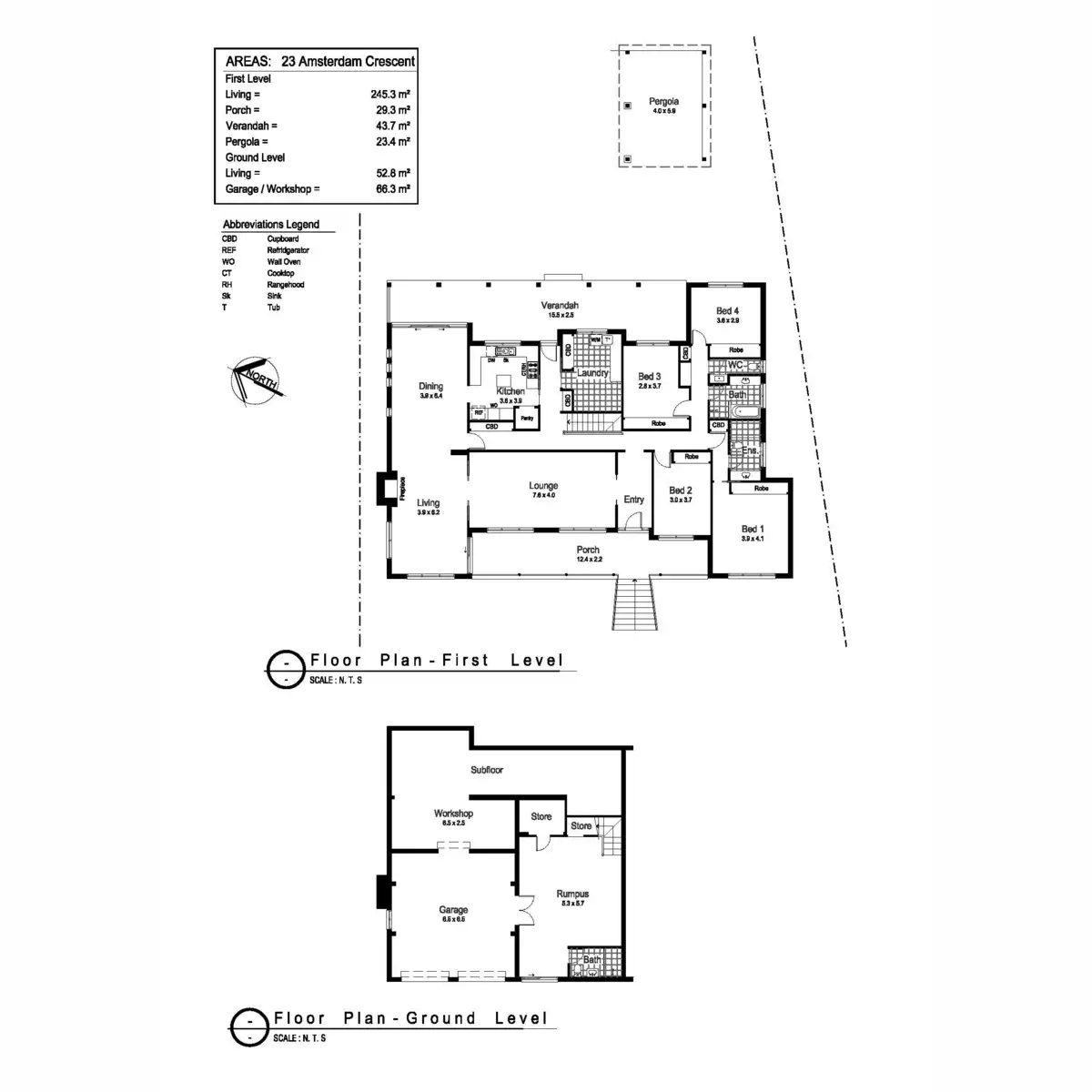Floorplan of Homely house listing, 23 Amsterdam Crescent, Tolland NSW 2650