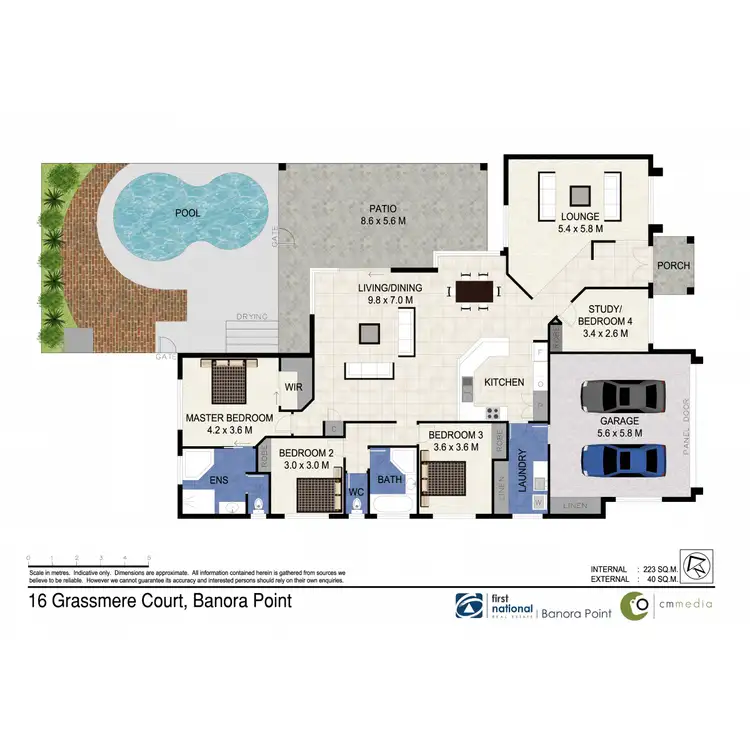 Floorplan of Homely house listing, 16 Grassmere Court, Banora Point NSW 2486