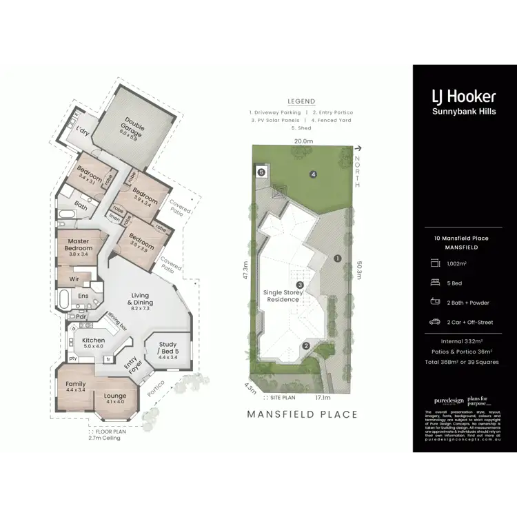 Floorplan of Homely house listing, 10 Mansfield Place, Mansfield QLD 4122