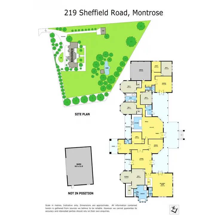 Floorplan of Homely house listing, 219 Sheffield Road, Montrose VIC 3765