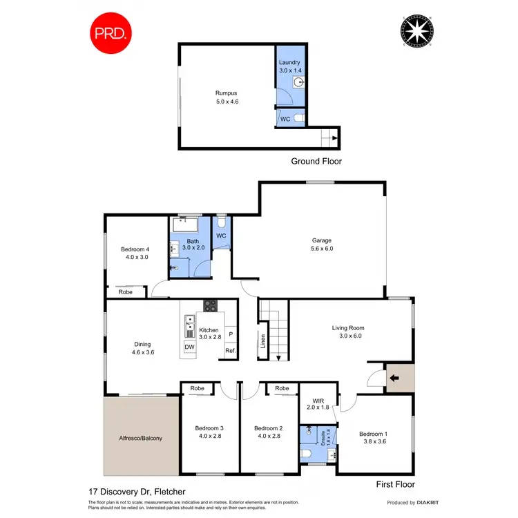 Floorplan of Homely house listing, 17 Discovery Drive, Fletcher NSW 2287