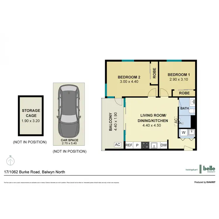 Floorplan of Homely apartment listing, 17/1062-1064 Burke Road, Balwyn North VIC 3104