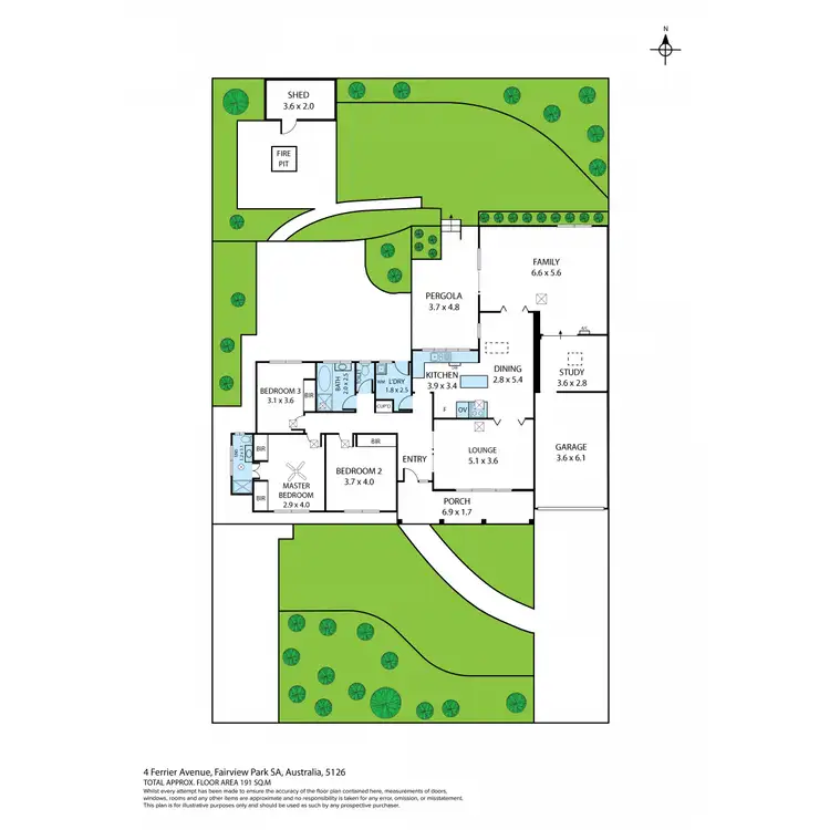Floorplan of Homely house listing, 4 Ferrier Avenue, Fairview Park SA 5126