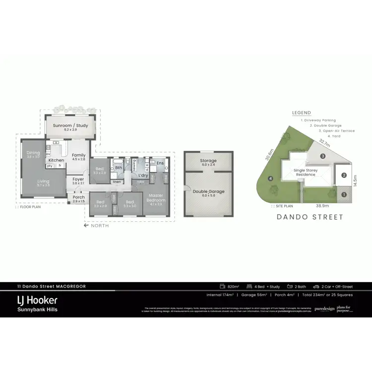 Floorplan of Homely house listing, 11 Dando Street, Macgregor QLD 4109