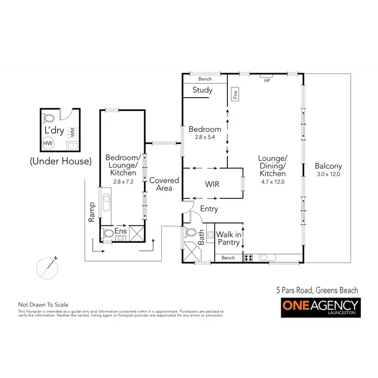 Floorplan of Homely house listing, 5 Pars Road, Greens Beach TAS 7270