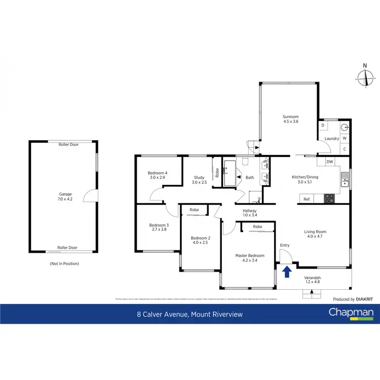 Floorplan of Homely house listing, 8 Calver Avenue, Mount Riverview NSW 2774