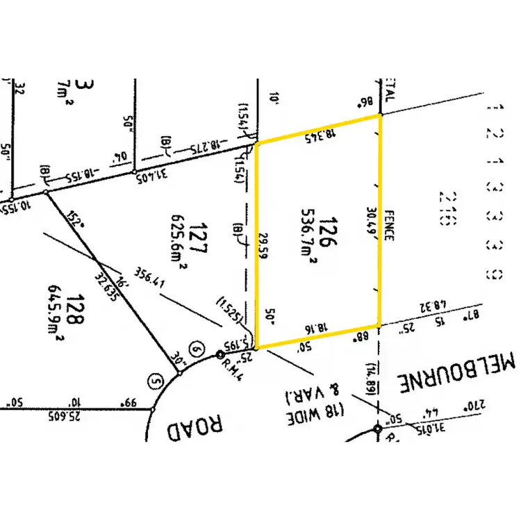 Floorplan of Homely land listing, 49 Melbourne Road, Wadalba NSW 2259