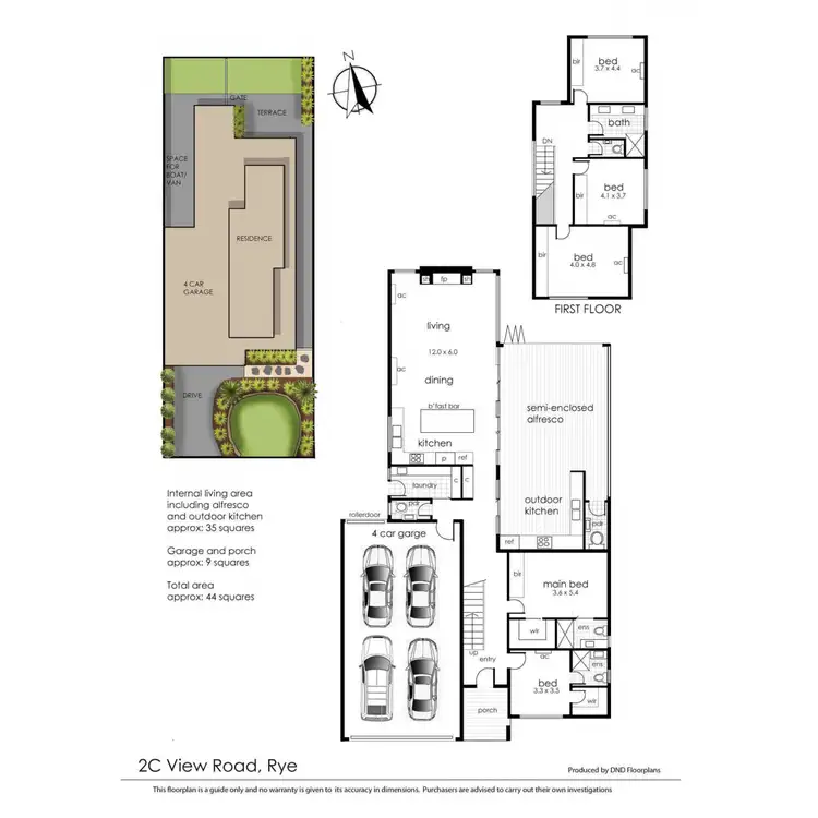 Floorplan of Homely house listing, 2c View Road, Rye VIC 3941