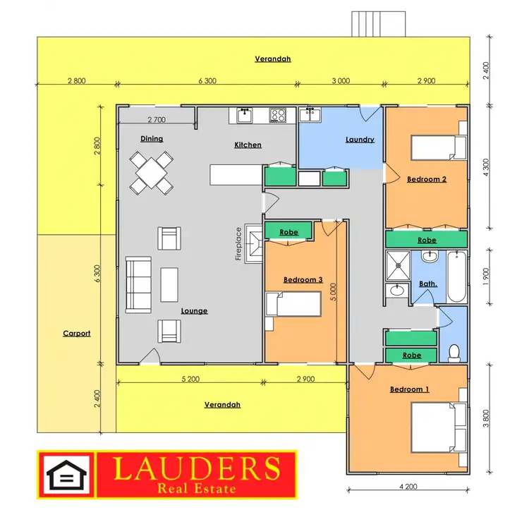 Floorplan of Homely house listing, 31 Belbourie Street, Wingham NSW 2429