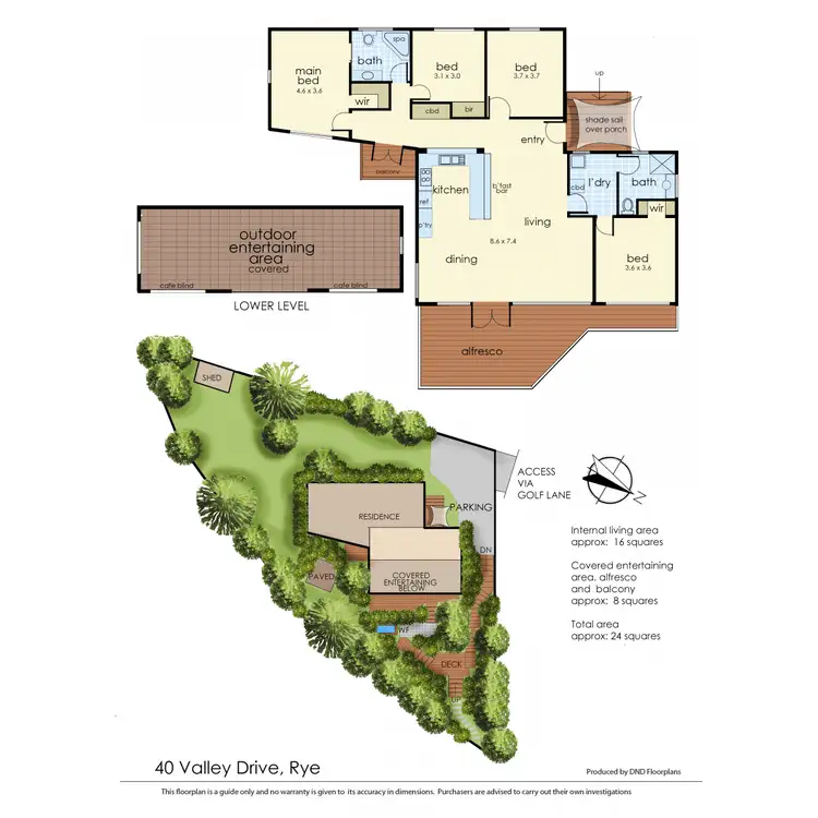 Floorplan of Homely house listing, 40 Valley Drive (enter via Golf Lane), Rye VIC 3941
