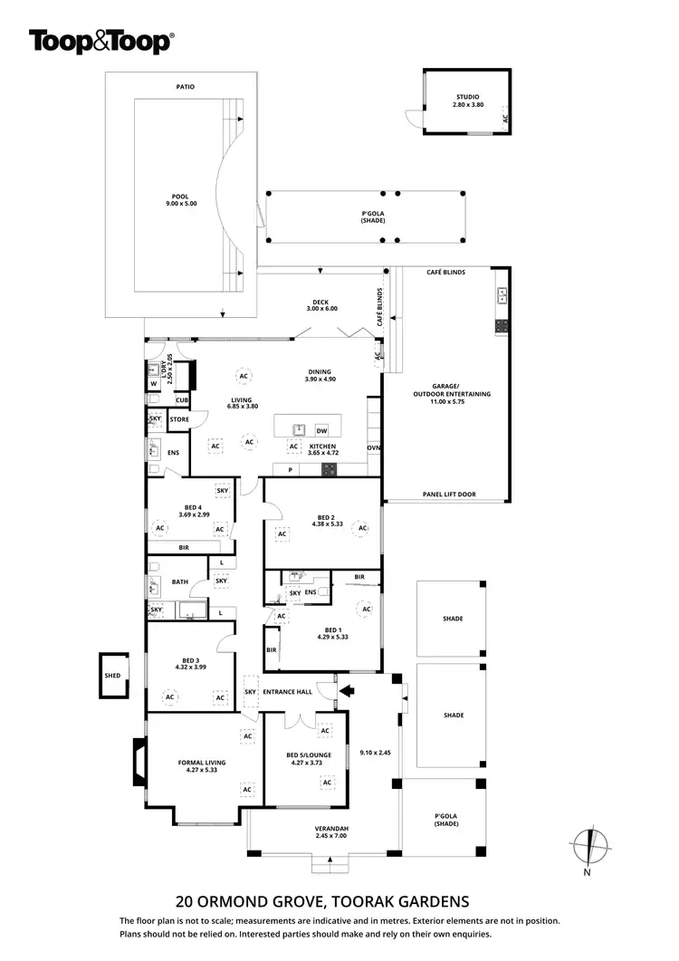 Floorplan of Homely house listing, 20 Ormond Grove, Toorak Gardens SA 5065