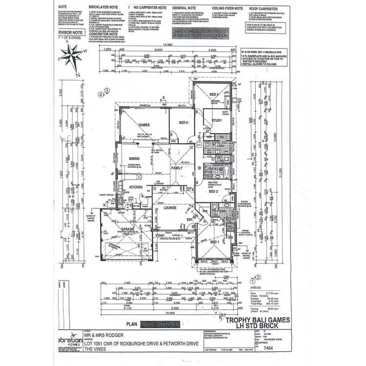 Floorplan of Homely house listing, 50 Roxburghe Drive, The Vines WA 6069