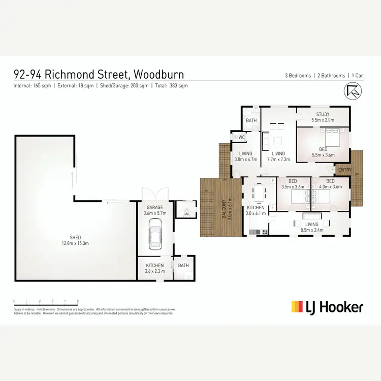 Floorplan of Homely house listing, 92-94 Richmond Street, Woodburn NSW 2472