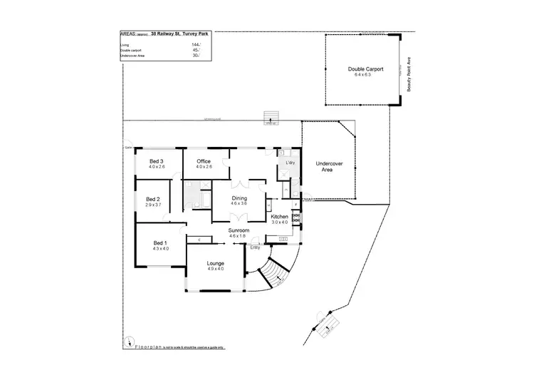 Floorplan of Homely house listing, 38 Railway Street, Turvey Park NSW 2650