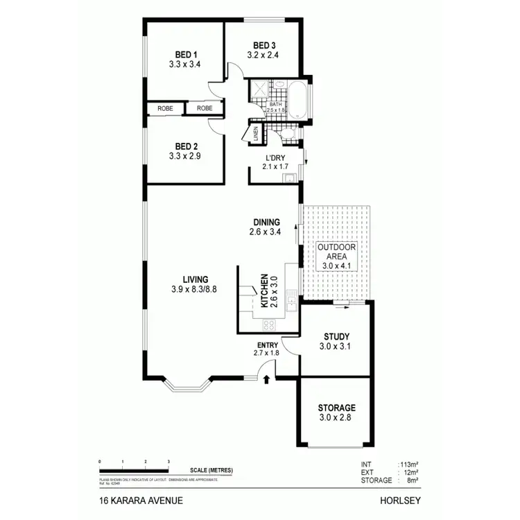 Floorplan of Homely house listing, Address available on request