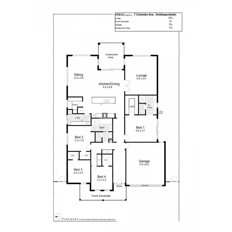 Floorplan of Homely house listing, 7 Colombo Avenue, Gobbagombalin NSW 2650