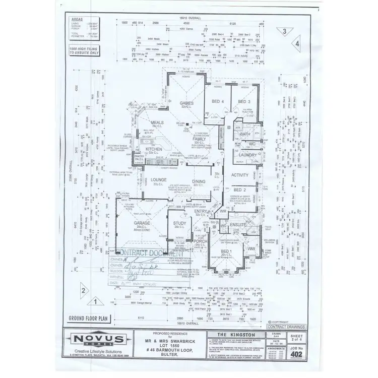 Floorplan of Homely house listing, 46 Barmouth Loop, Butler WA 6036