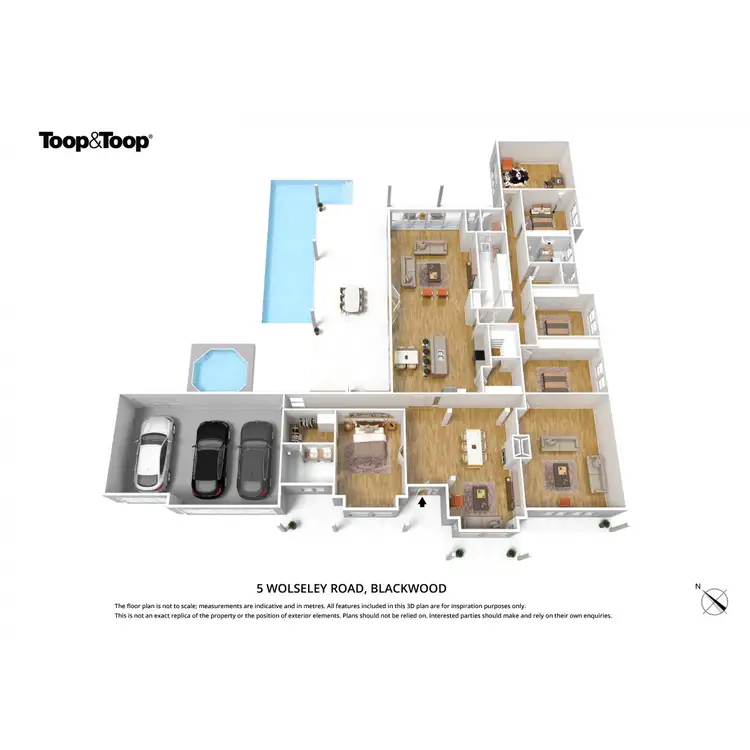Floorplan of Homely house listing, 5 Wolseley Road, Blackwood SA 5051