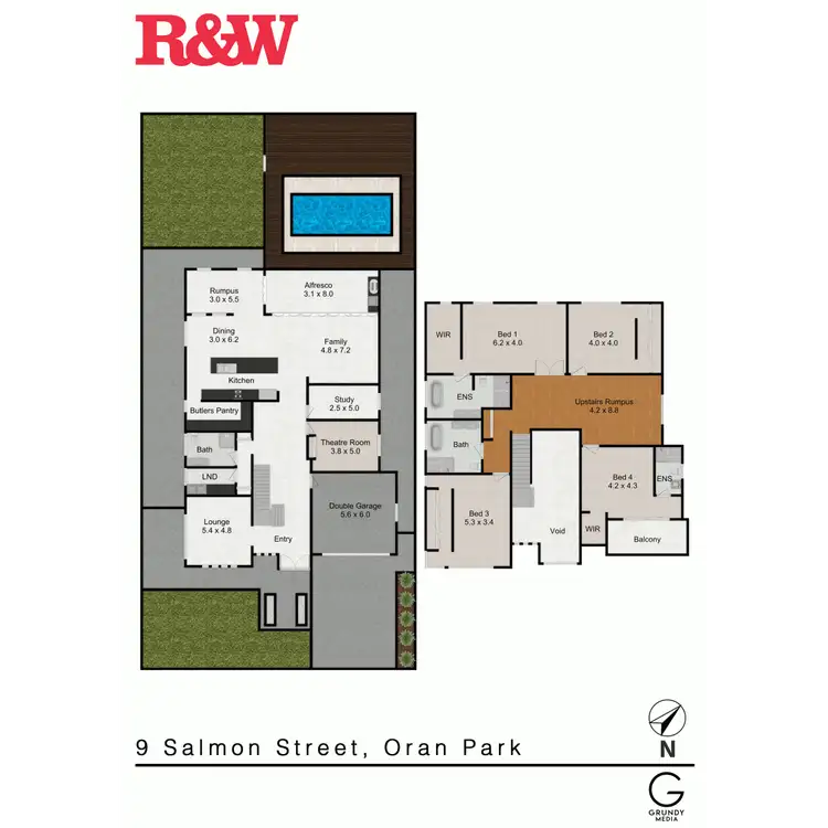 Floorplan of Homely house listing, 9 Salmon Street, Oran Park NSW 2570