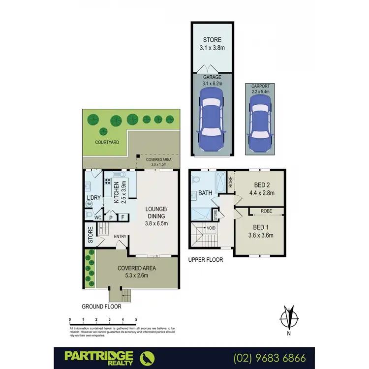 Floorplan of Homely townhouse listing, 8/20 Davies Street, North Parramatta NSW 2151