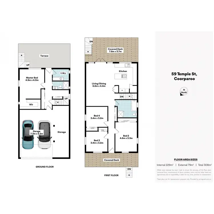 Floorplan of Homely house listing, 59 Temple Street, Coorparoo QLD 4151