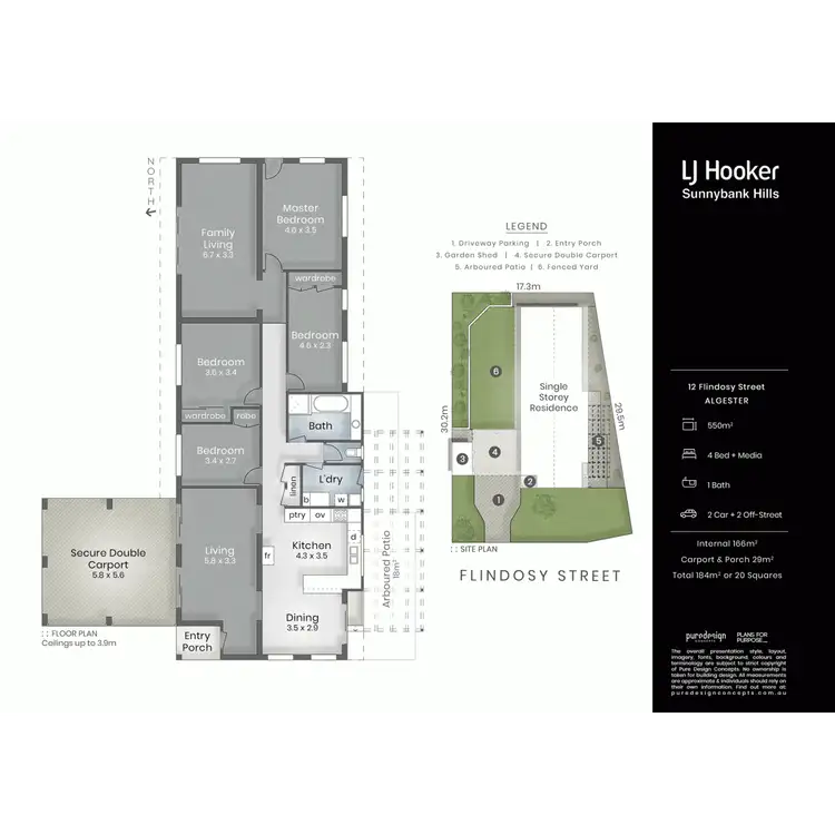Floorplan of Homely house listing, 12 Flindosy Street, Algester QLD 4115