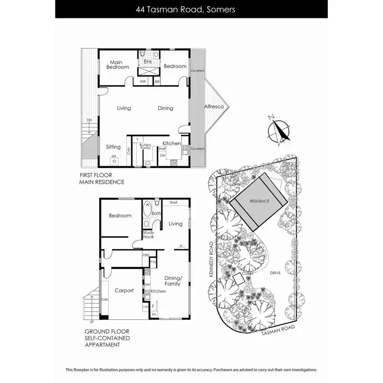 Floorplan of Homely house listing, 44 Tasman Road, Somers VIC 3927
