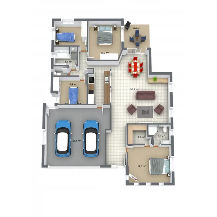 Floorplan of Homely house listing, 70 Cocoanut Point Drive, Zilzie QLD 4710